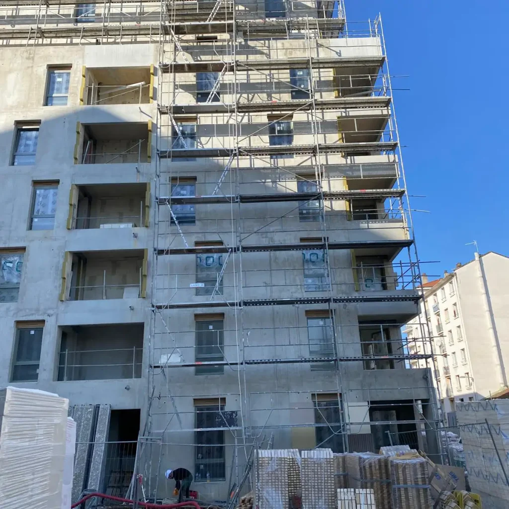 entreprise de location d'échafaudages pour chantier